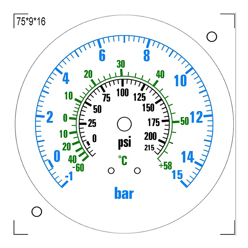 Gauges dials