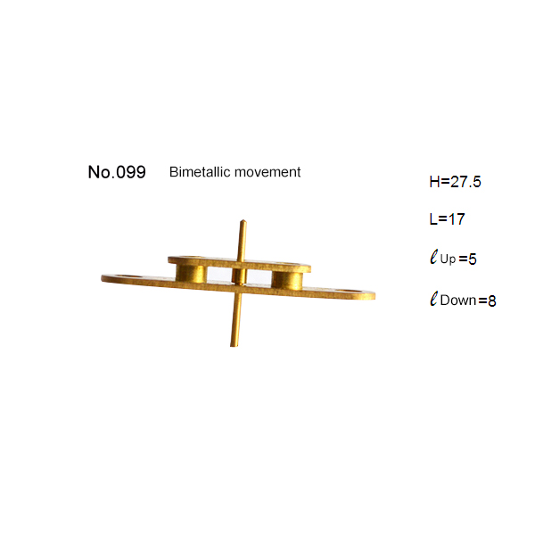 Stainless Steel or brass Movement for Bimetallic Assembling