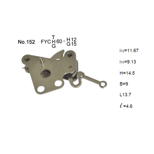 Precision stainless steel pressure gauge movement of instrument parts