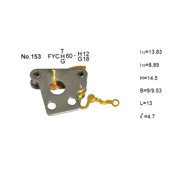 Precision pressure gauge movements