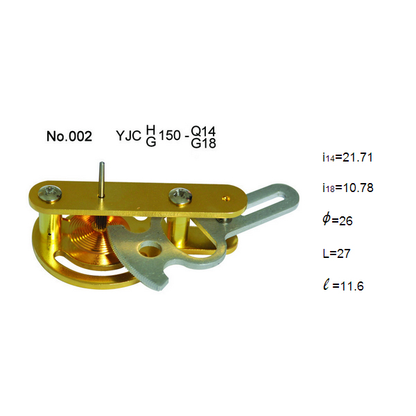 6 inch 150mm gauge movement for precision pressure gauge parts
