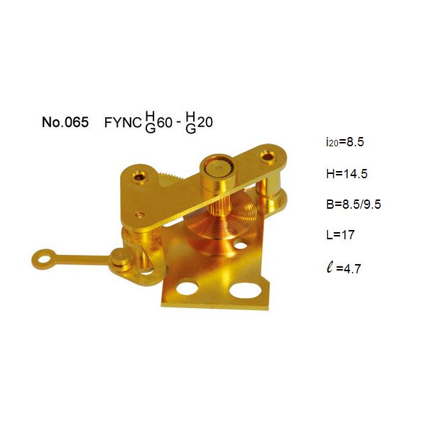 Brass seismic pressure gauge movement