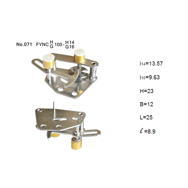 Stainless steel seismic movement for 100mm pressure gauge