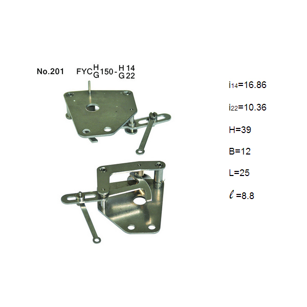 Precision reversed assembling movement for 150mm pressure gauge