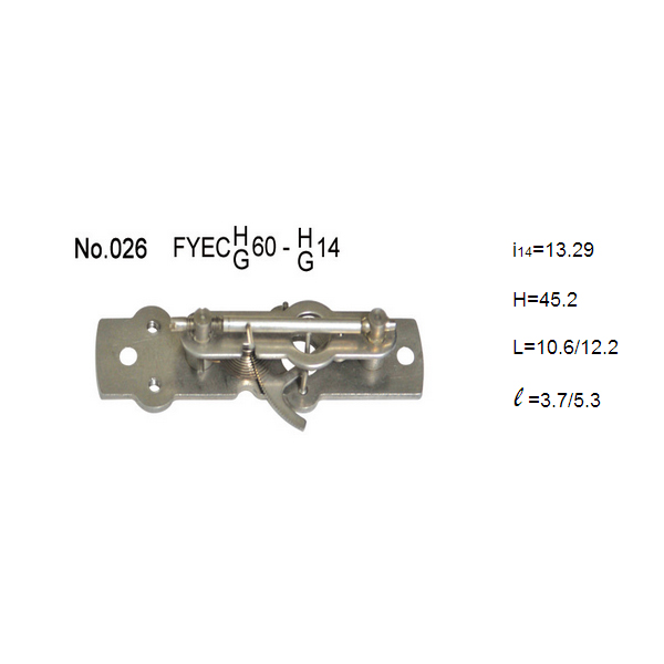 Stainless steel capsule pressure gauge movement