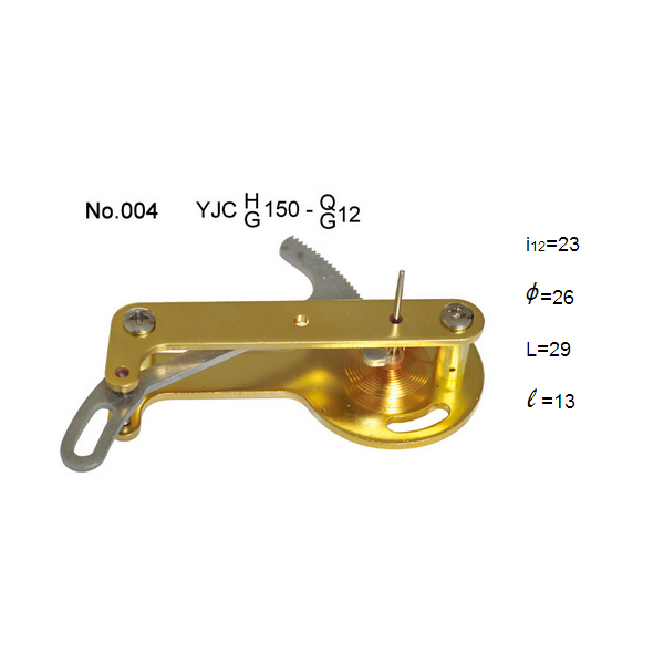 Custom-made movement for Precision pressure gauge