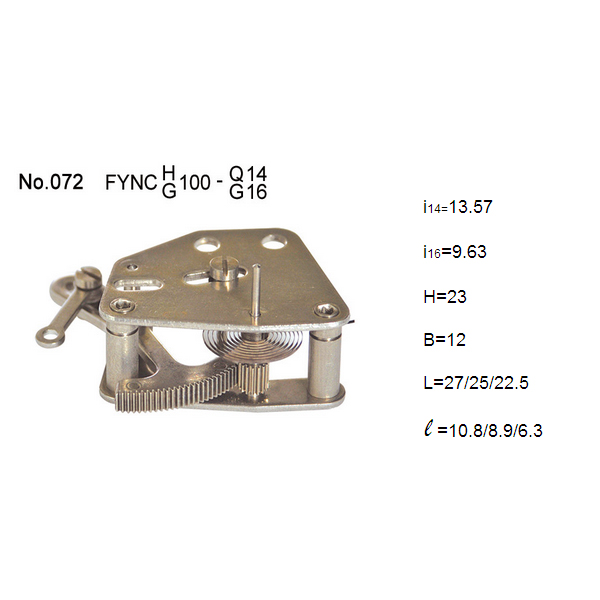 OEM stainless steel seismic movement for 100mm pressure gauge