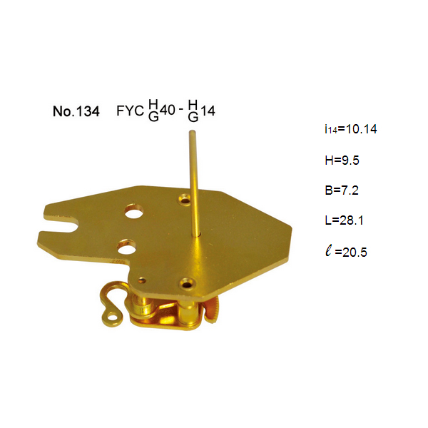 High quality pressure gauge accessories reversed assembling movement